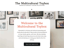 Tablet Screenshot of multiculturaltoybox.com